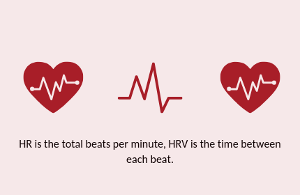 The difference between HRV and HR